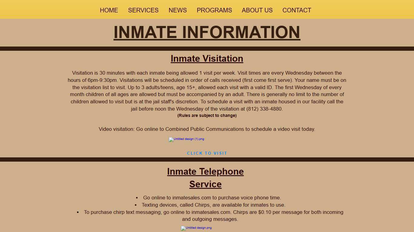 Inmate Info | Crawford County SD