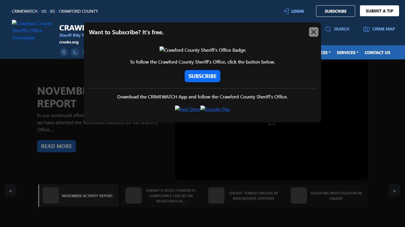 Crawford County Sheriff's Office | Crawford County
